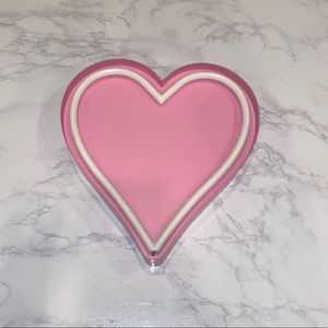 Heart pink LED light